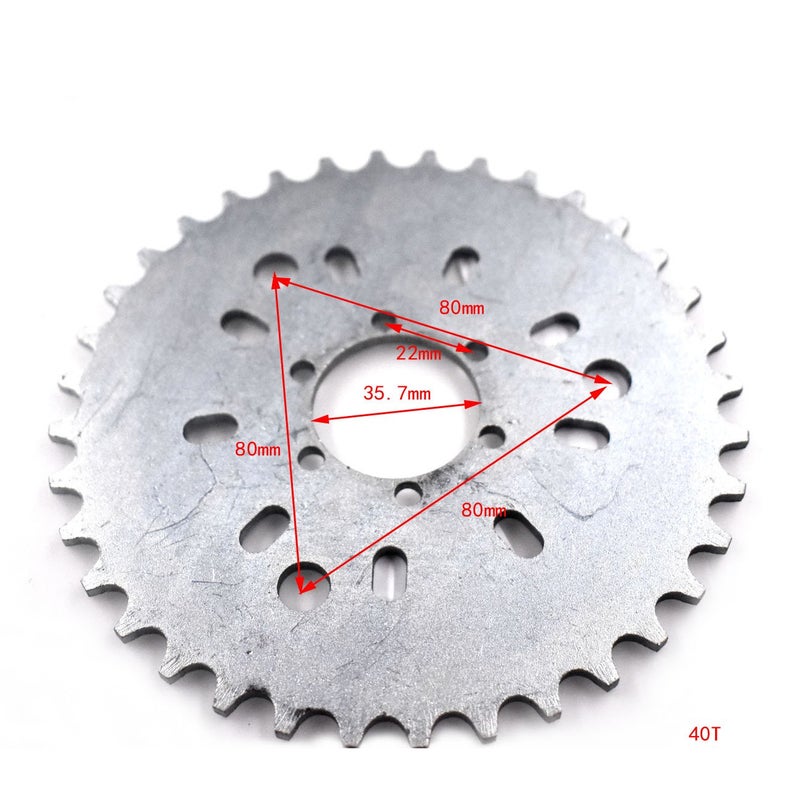 JRL تروس العجلة JRL 40T 40 سن لدرجات الغاز المحرك 50cc 60cc 80cc - Image 2